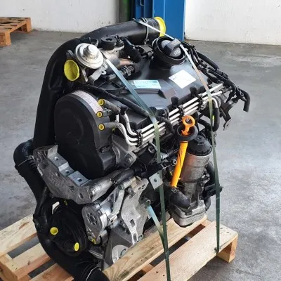 Volkswagen Jetta 1.9 TDI BKC BXE Çıkma Komple Motor Dizel Araçtan Sökme Volkswagen